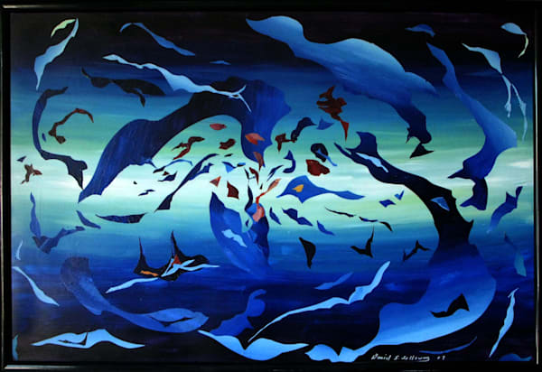 The Blue Sky Of Autumn Art | Art by Dan Solloway