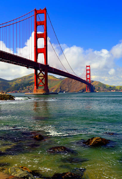 GOLDEN GATE BRIDGE - FORT POINT - PORTRAIT