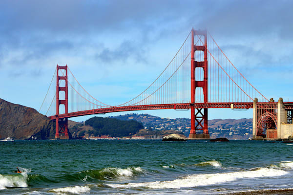 Golden Gate Bridge - View from Baker Bridge