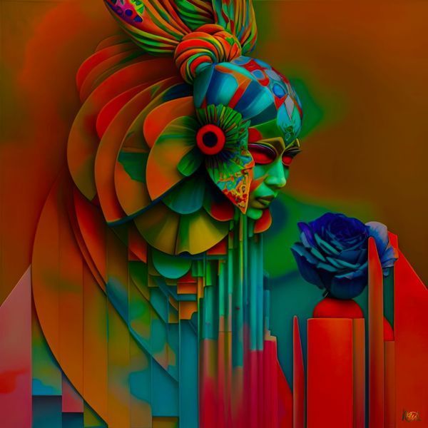 Distracted Abstract More drama Art | Abstract Digital Art by Michelle Fox