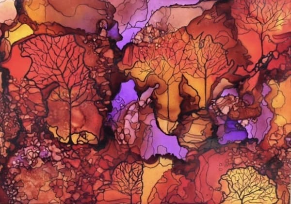 Vanessa Pettit - Lost in Nature 2 Alcohol Ink