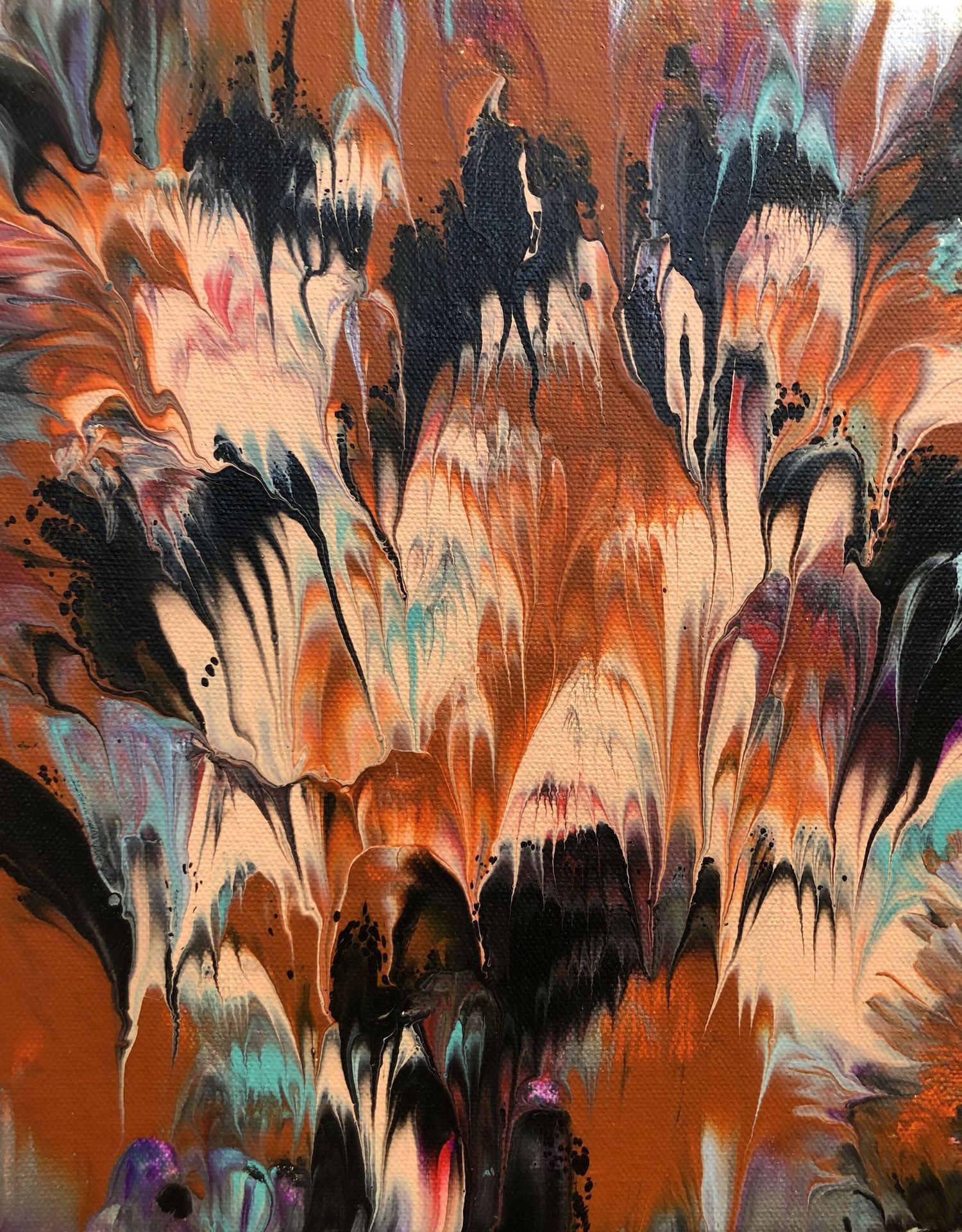 Vanessa Pettit   Native American garden Acrylic