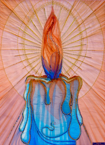 Candlelight Apricot/Turquoise