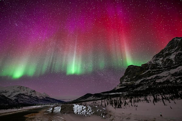 Aurora's Embrace - Stunning Winter Landscape Photography