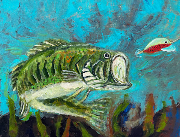 Chasing The Lure Art | William Reed Artist