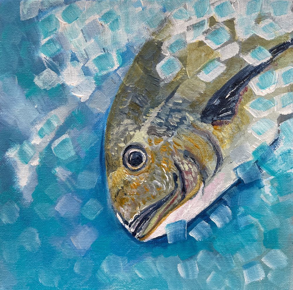 Fish On Ice 2 Art | William Reed Artist