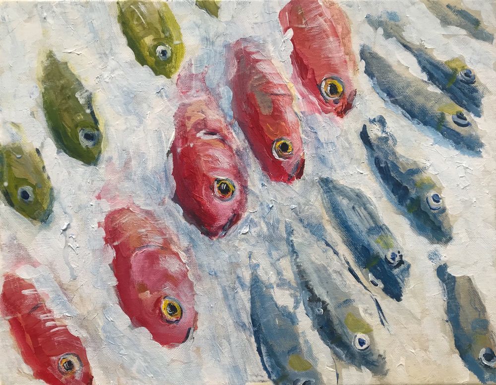 Fish On Ice 2 Art | William Reed Artist