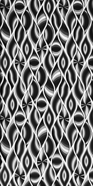 Ice Flow Symphony - Dynamic Abstract Artwork