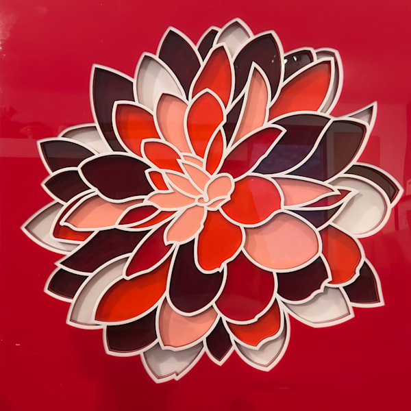 Dahlia 4   Not Just Roses Are Red Art | erichmeager.com