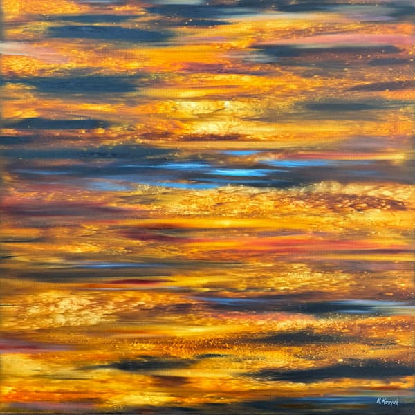 Sunset Beach Art | Khrystyna Kozyuk