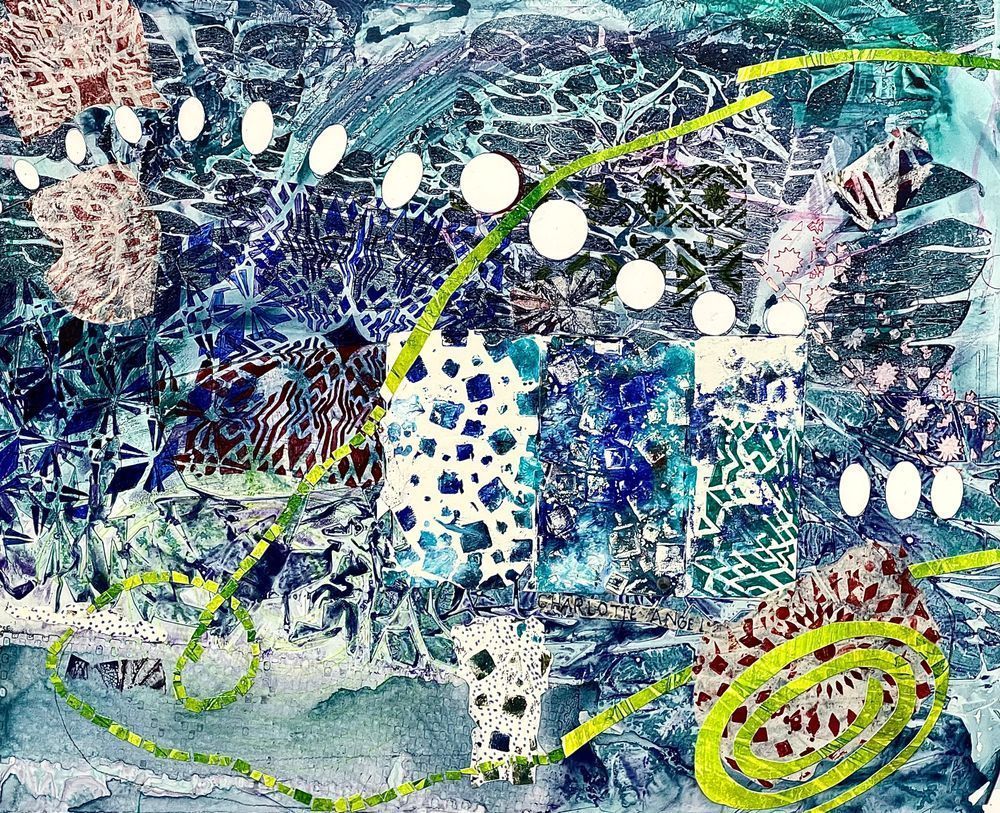 Absinthe Swirl Art | Charlotte Angel Artist, Inc.