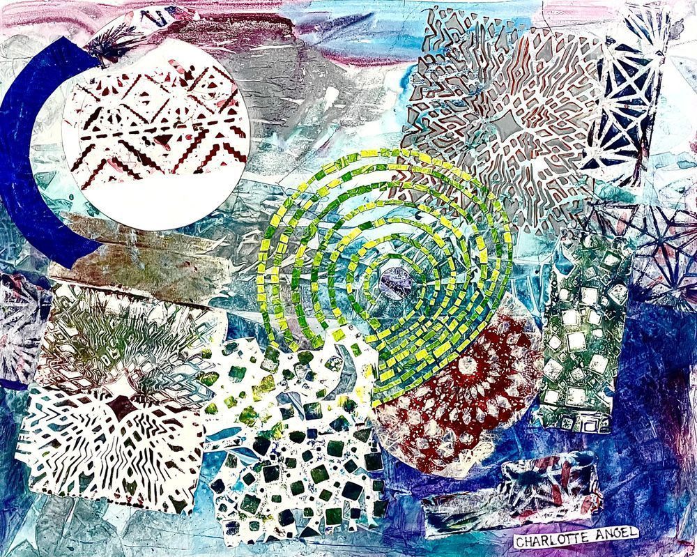 Galaxies In Tandem Art | Charlotte Angel Artist, Inc.