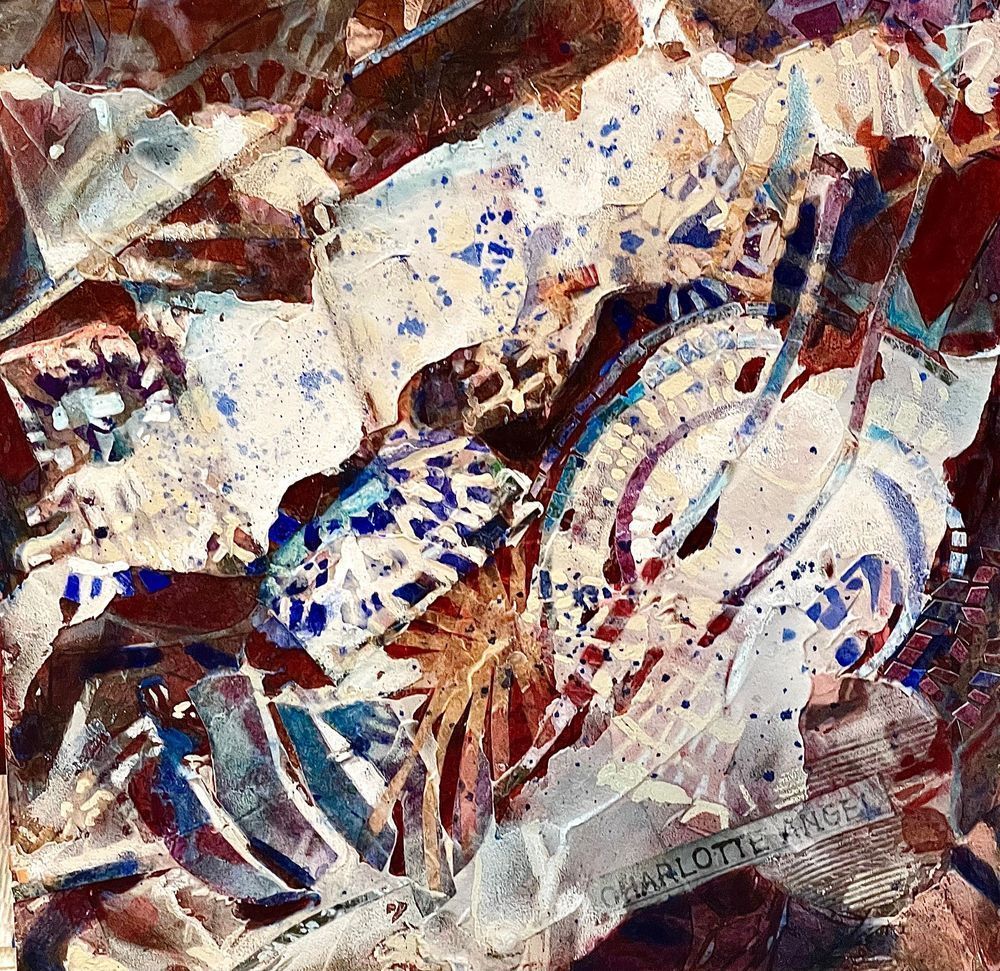 Fluted Ribbon Art | Charlotte Angel Artist, Inc.