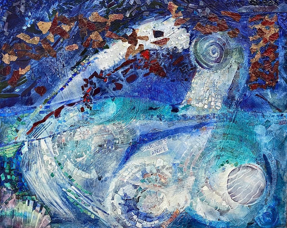 Moonbeams Spin The Sea Art | Charlotte Angel Artist, Inc.
