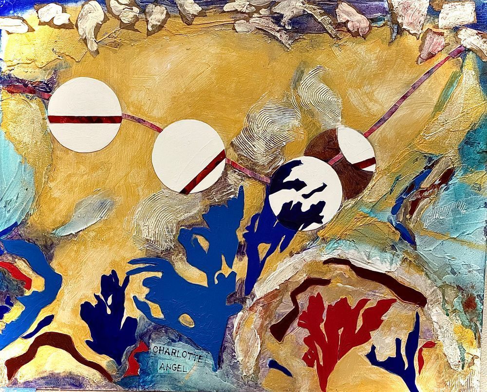 Afterglow Of Golden Illusion Art | Charlotte Angel Artist, Inc.