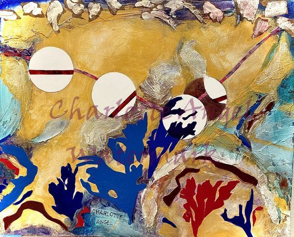 Afterglow Of Golden Illusion Art | Charlotte Angel Artist, Inc.