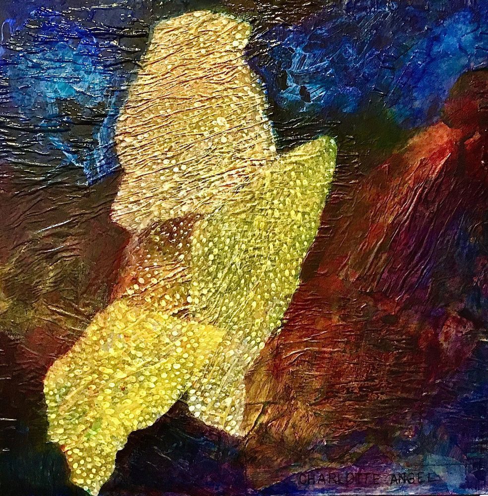Golden Float Art | Charlotte Angel Artist, Inc.