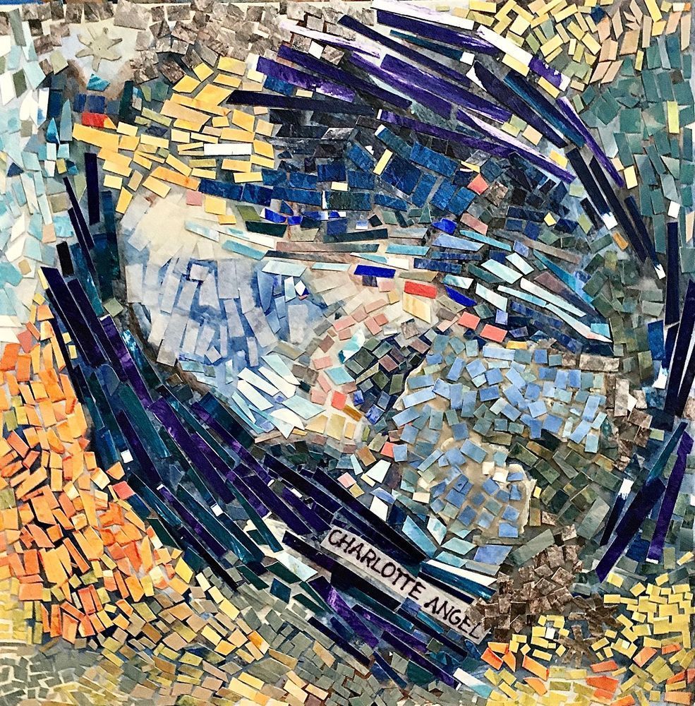 Wine Dark Current Art | Charlotte Angel Artist, Inc.