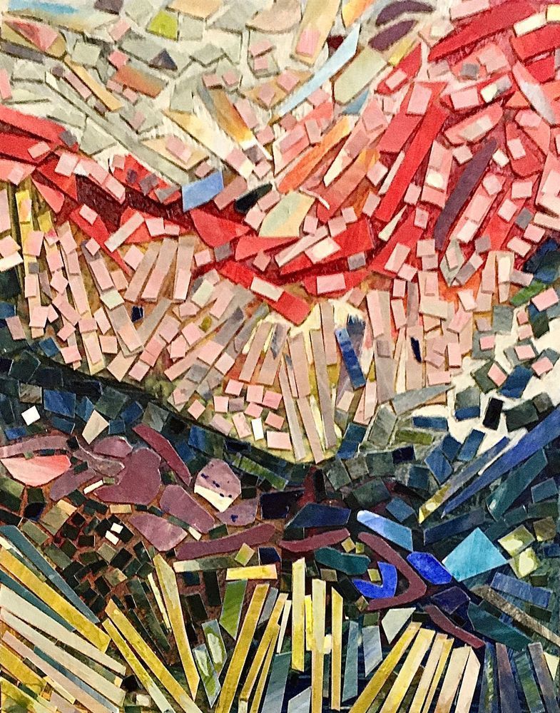 Riptide Tryptich   Panel 1 Art | Charlotte Angel Artist, Inc.