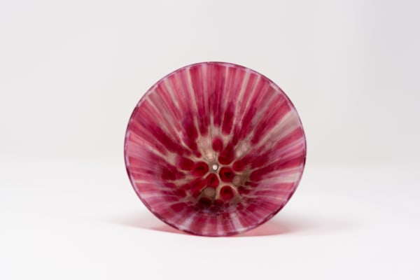 Cranberry Swirl Bowl | Dr Ginger's Glass