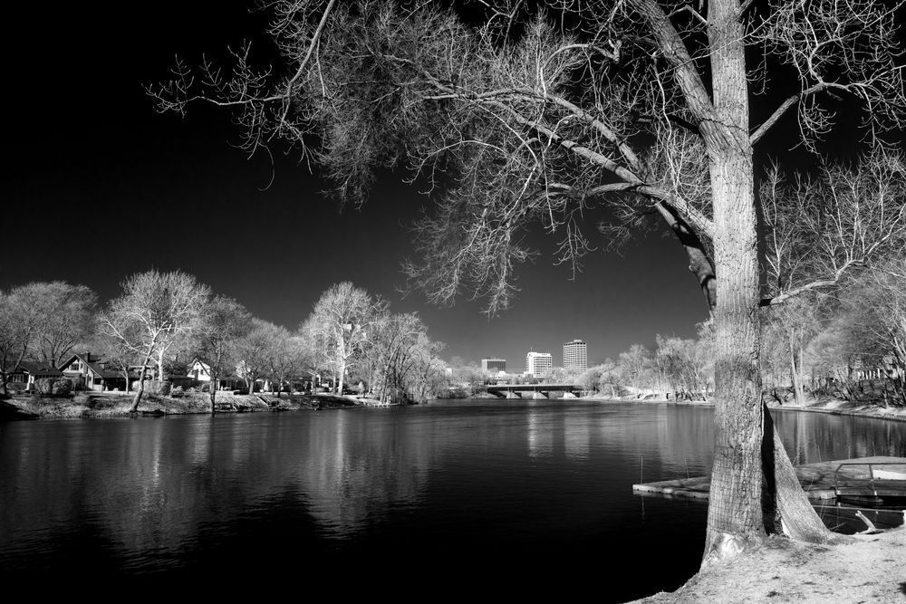Winter's Riverside Reflection Photography Art | Kevin Morris Photography USA