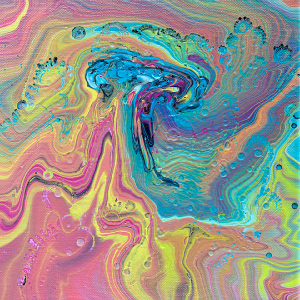 Chromatic Tide in Electric Bloom