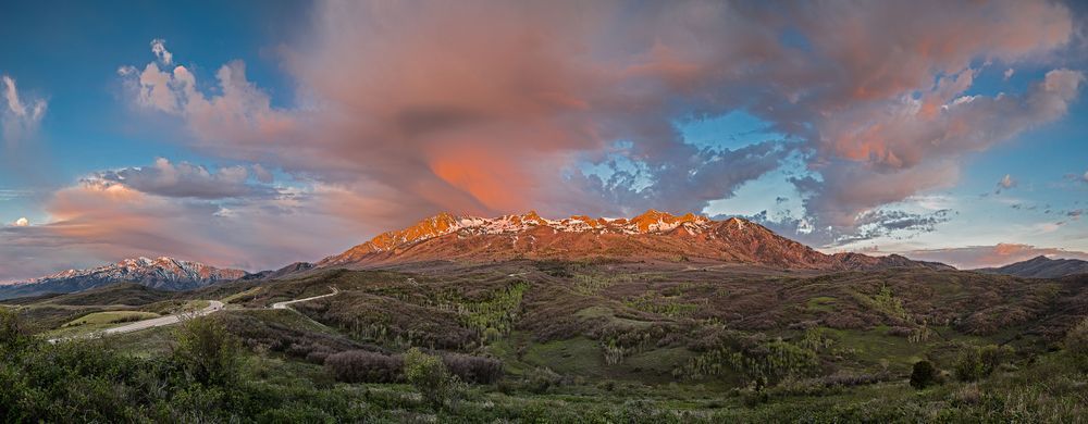 Snowbasin Utah Pano Photography Art | Michael Etringer Photography