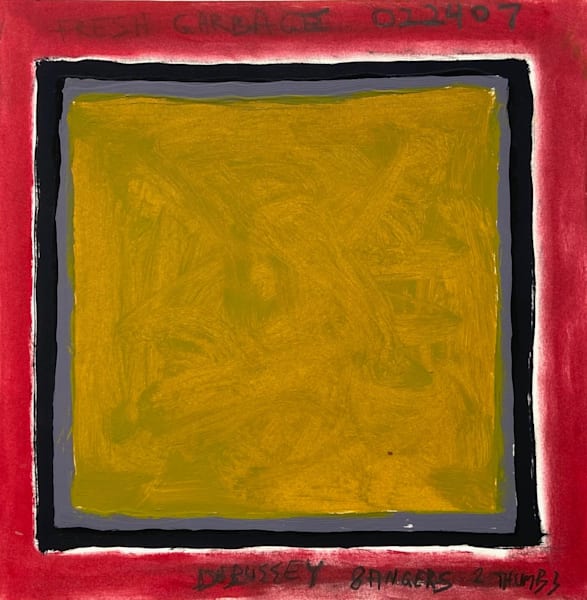 Debussey 8 Fingers, Study for RAMAS RUACH