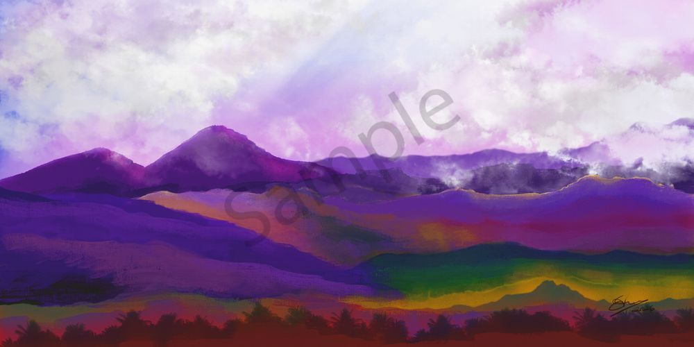 Mountain Sunrise   The First Breath Of Day Art | Eduardo Tavares