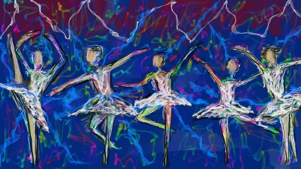 Ballerinas In Motion Art | Eduardo Tavares