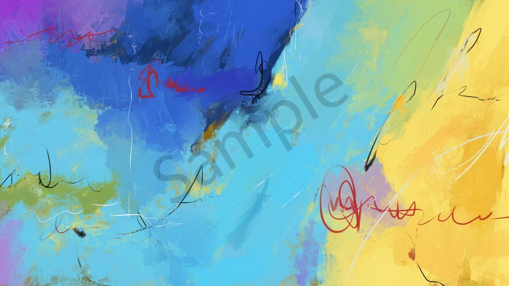 Blue Waterfall Art | Eduardo Tavares