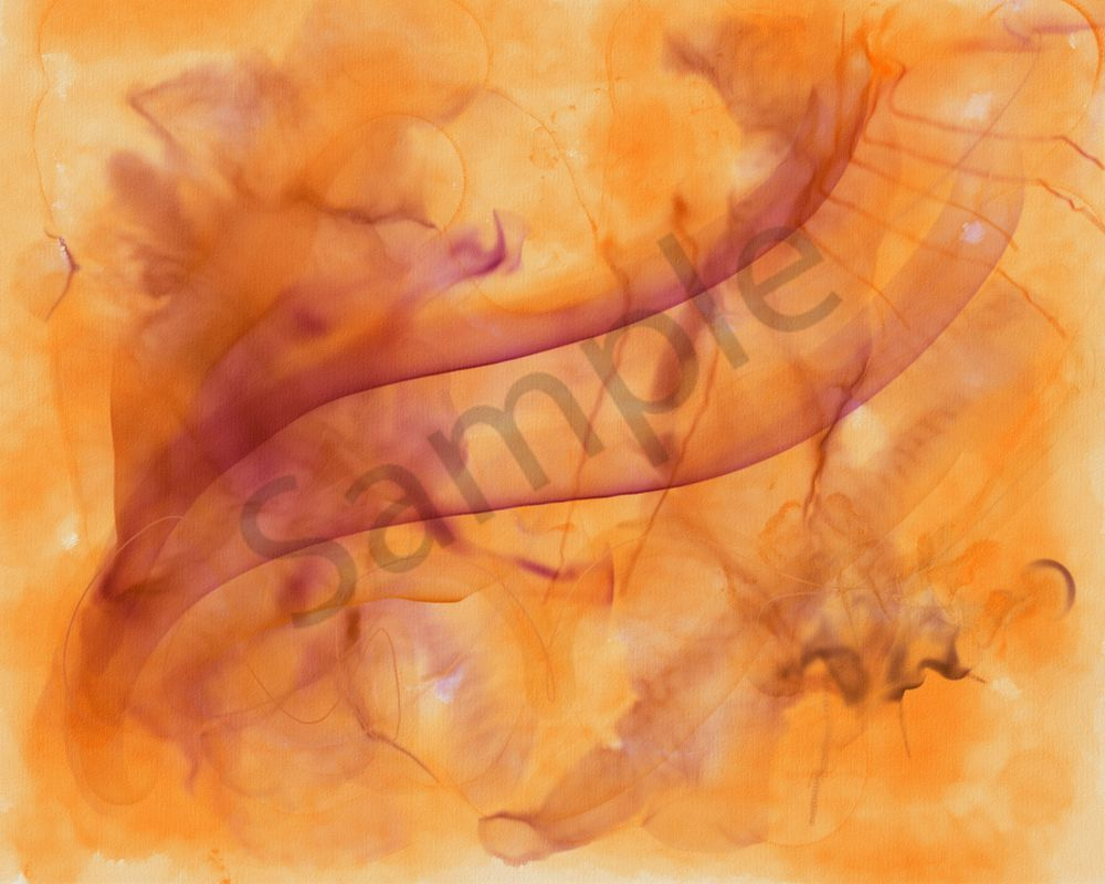 Dancing Embers Watercolor Art | Eduardo Tavares