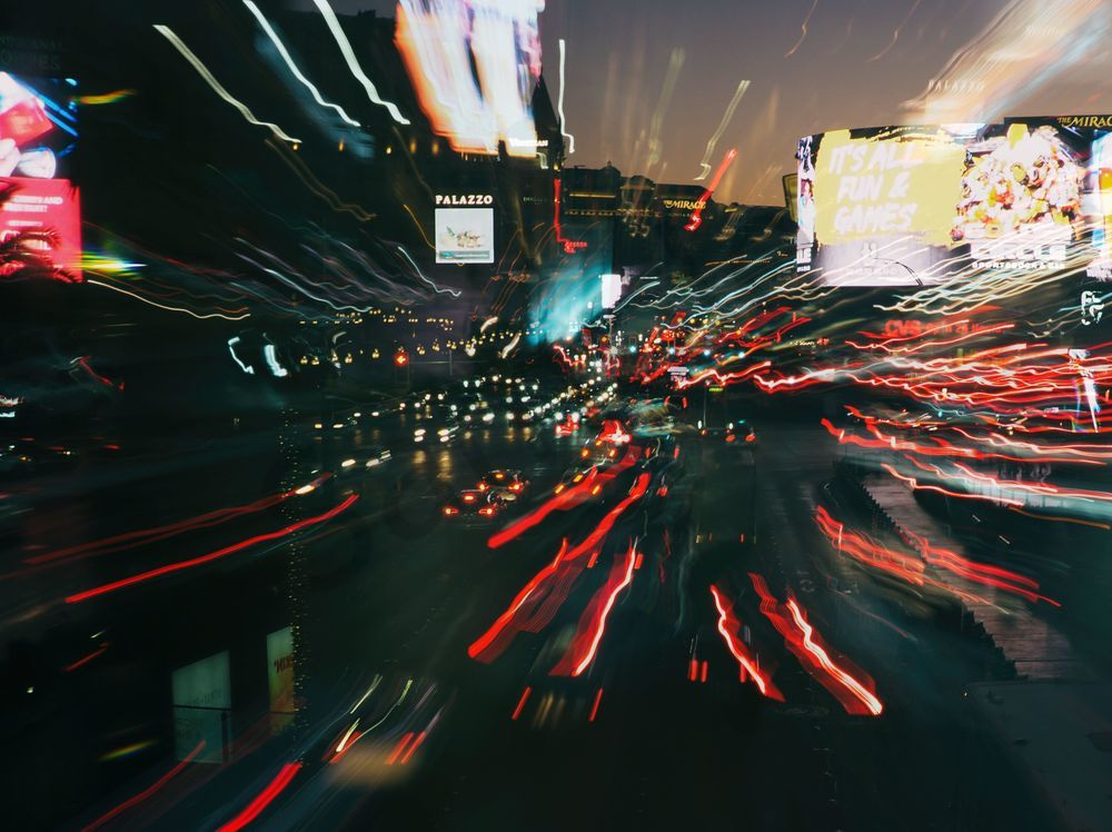 LIGHT TRAILS 1 LAS VEGAS