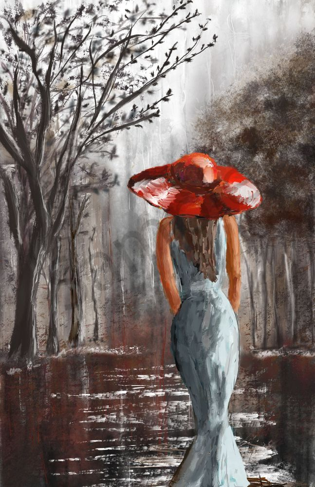 Red Hat Lady Art | Eduardo Tavares