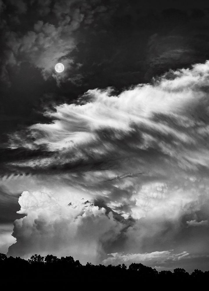 Moonlit Thunder Sp Art | Sky + Sparks Luxury Fine Art