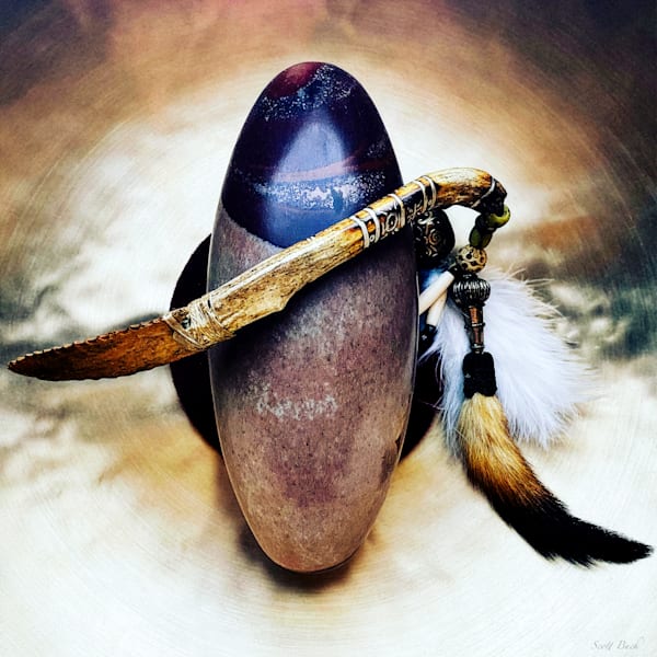 Shiva Lingham With Bone Knife Photography Art | scottbuck