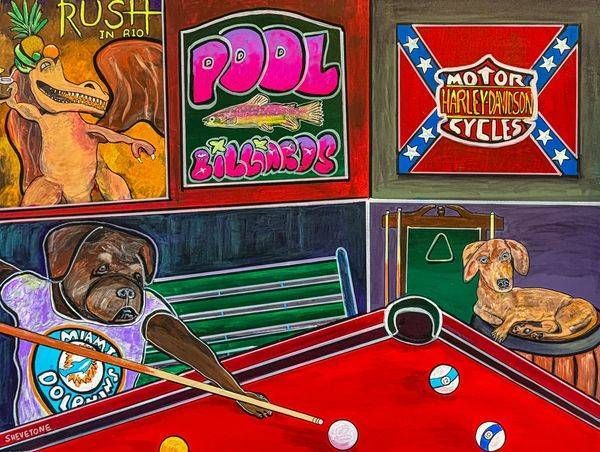 Money On The Line   Commission Art | Shevetone Art Gallery