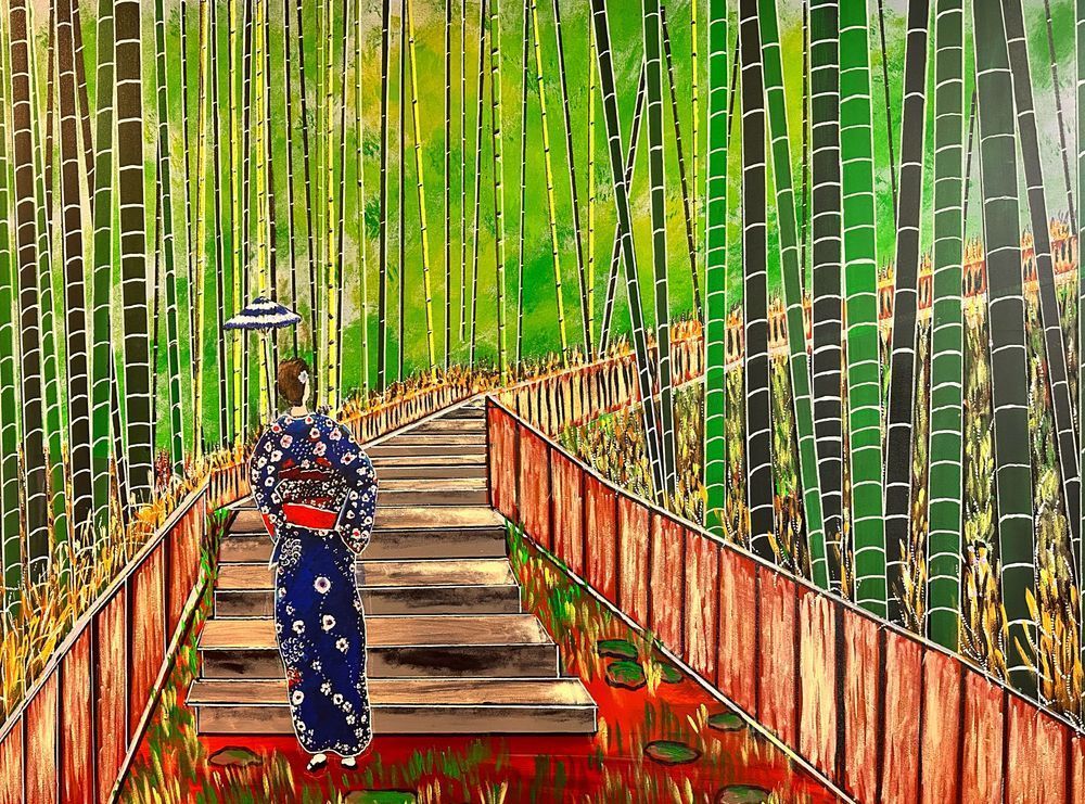 Bamboo Forest Art | Shevetone Art Gallery