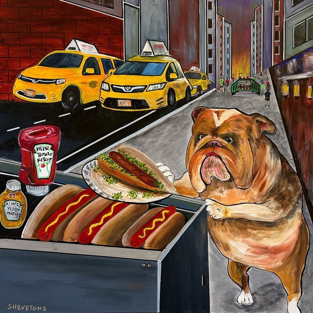 The Great Nyc Bratwurst Heist Art | Shevetone Art Gallery
