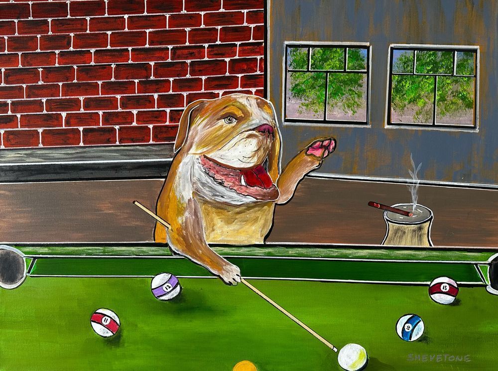 8 Ball....Corner Pocket Art | Shevetone Art Gallery