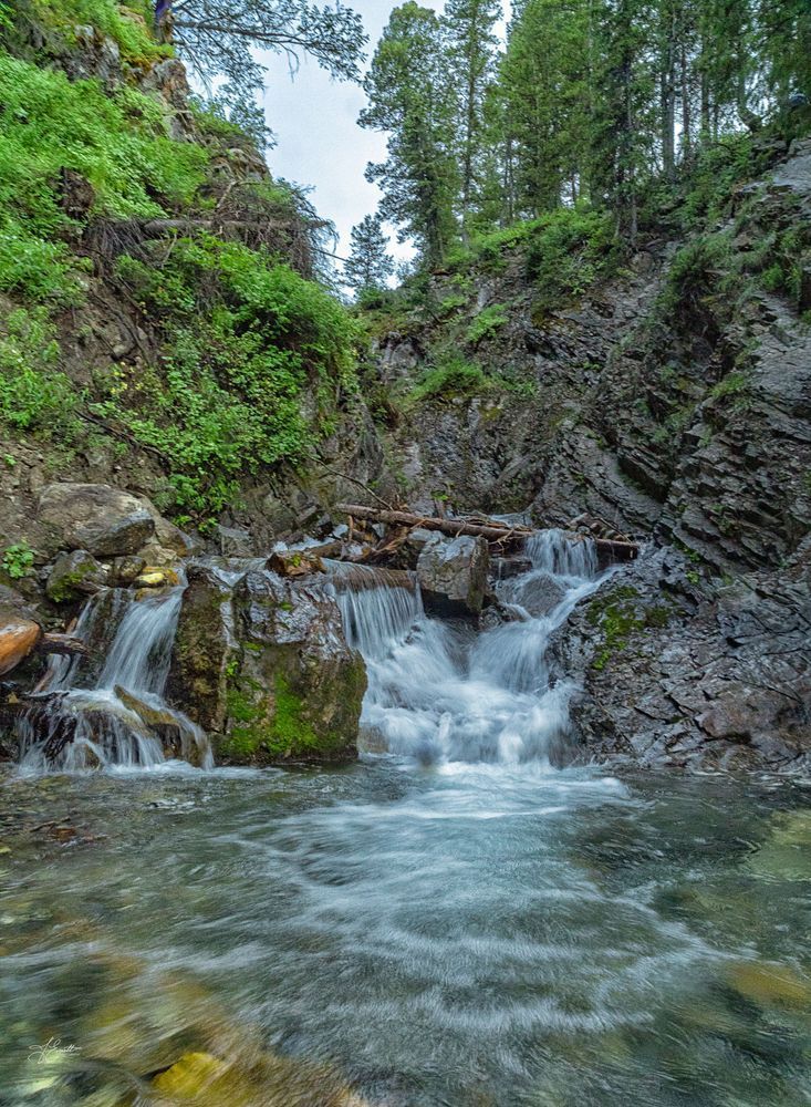 Above Donut Falls - Hidden Cascade