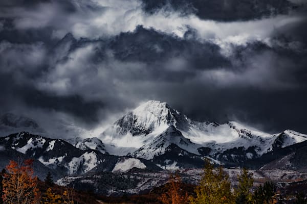 Stormy Over Daly – Moody Snowstorm Above Mount Daly, Colorado