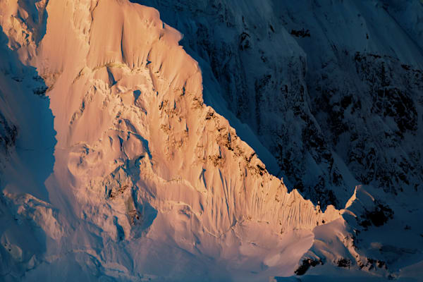 Antarctica Golden Light Mountain | Polar Fine Art Photography