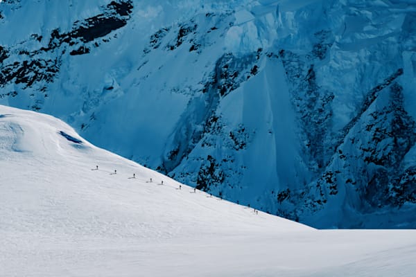 Antarctica Ski Ascent Glacier | Polar Ski Expedition Photography