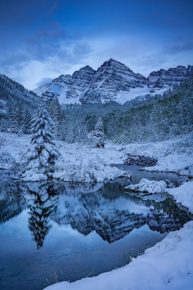September Snow Photography Art | Tamara Susa Photography