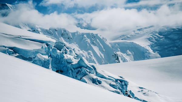 Antarctica Blue Glacier Crevasses | Polar Ice Fine Art