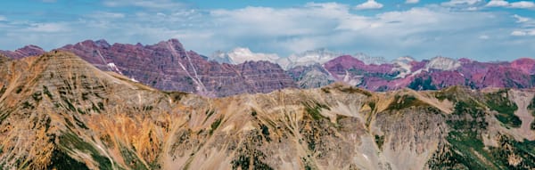 Shades of the Elks – Colorado Elk Mountains Panorama Fine Art Print