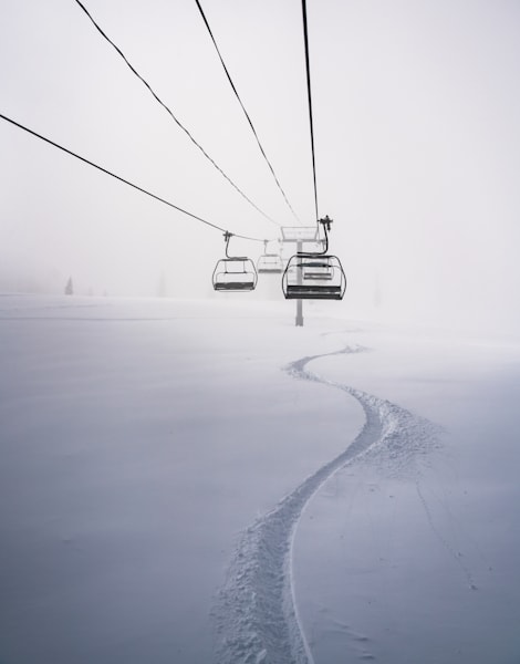One Lucky Snowboarder