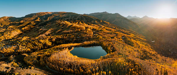 Last Light Over Ziegler – Colorado Drone Landscape Photography Print