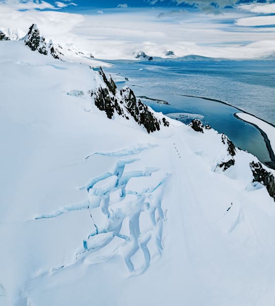 Skiers on Livingston Island Antarctica | Polar Ski Expedition Photography